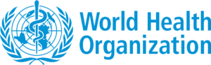 Logo of the World Health Organisation.
