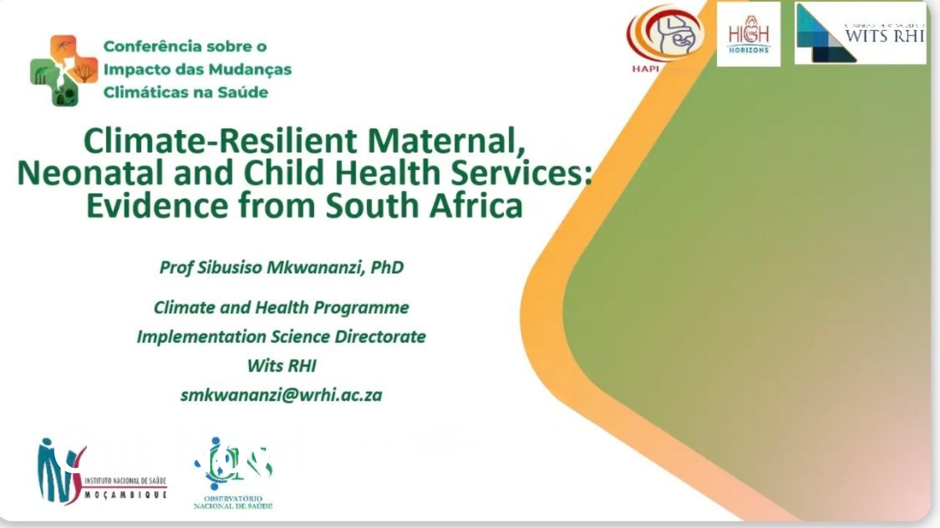 From Research to Real-World Solutions: Reflections on the 3rd Conference on the Impact of Climate Change on Health in Mozambique